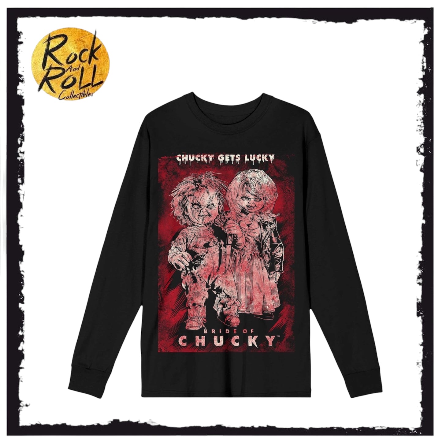 Bride of Chucky - Chucky Gets Lucky Long Sleeve T-Shirt US Import