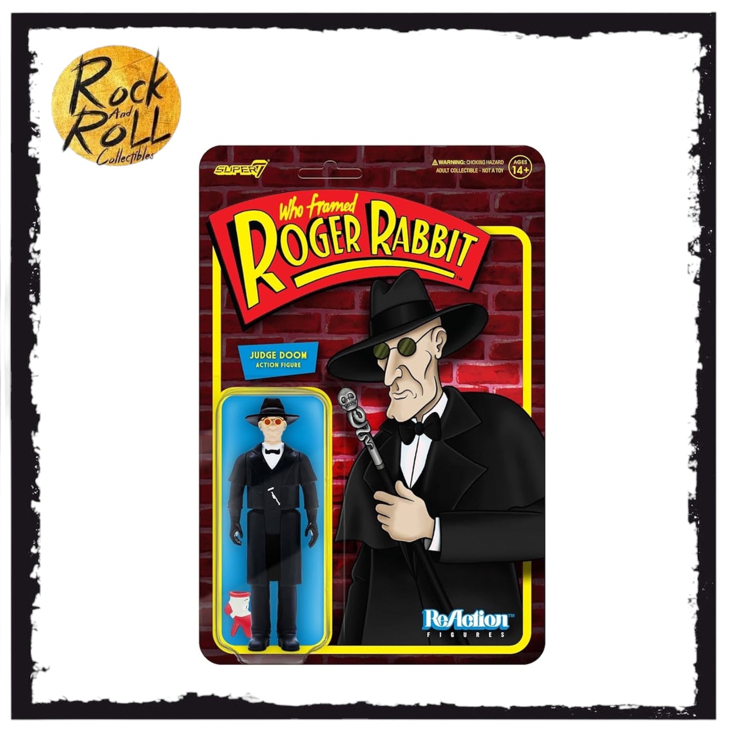 Super7 Who Framed Roger Rabbit - Judge Doom Action Figure US Import