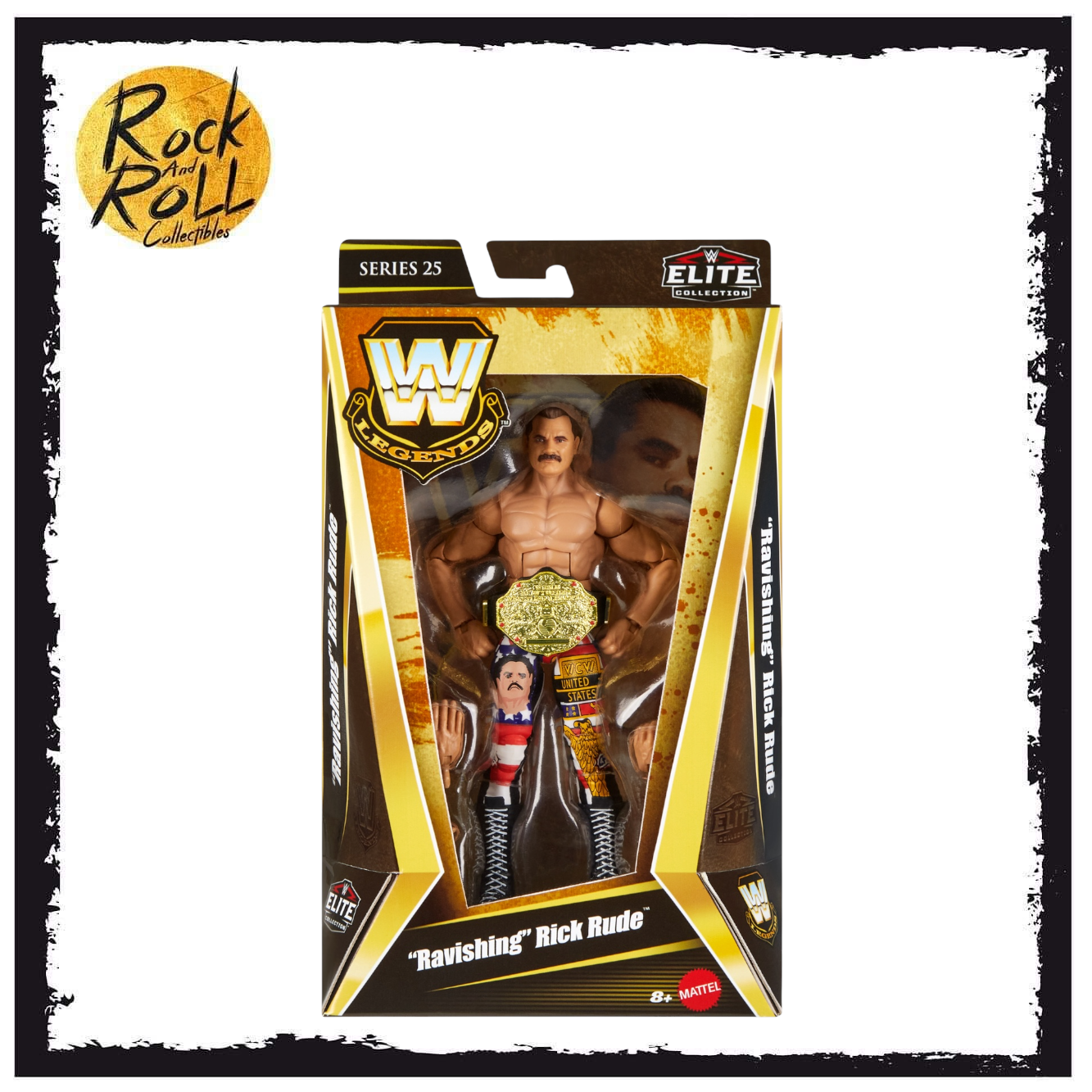WWE Elite Collection Legends Series 25 - "Ravishing" Rick Rude US Import (Chase Variant)