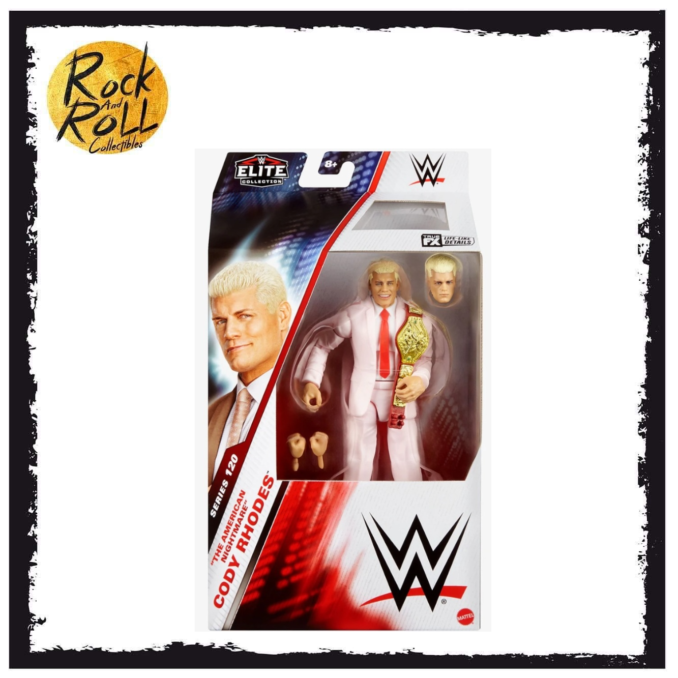 Not Mint Packaging - WWE Elite Collection Series 120 - Cody Rhodes US Import (Chase Variant)