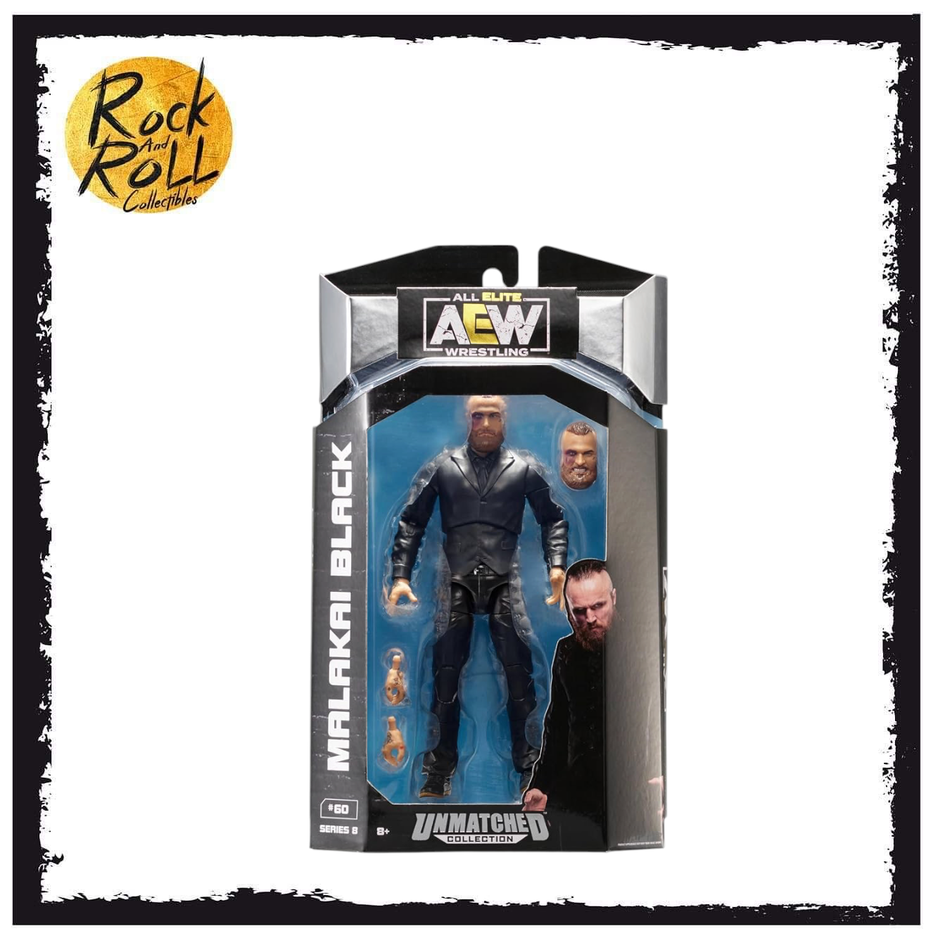 AEW Unmatched Collection Series 8 #60 - Malakai Black US Import