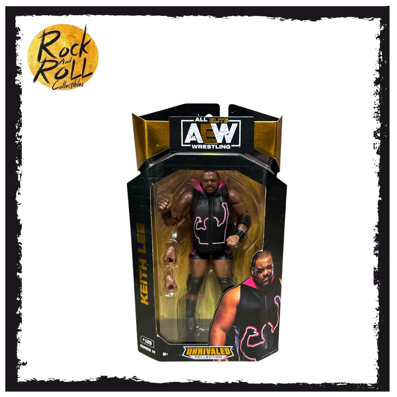 AEW Unrivaled Collection Series 14 #125 Keith Lee US Import