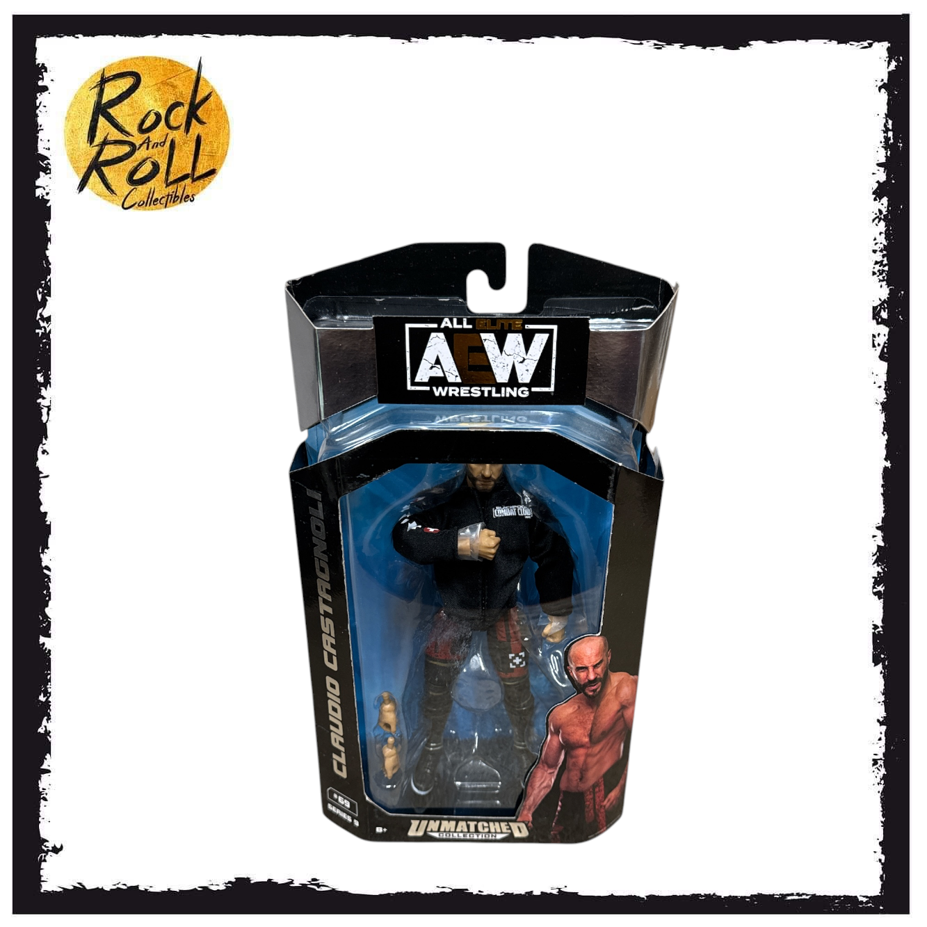 Not Mint Packaging - AEW Unmatched Collection Series 9 #69 - Claudio Castagnoli US Import