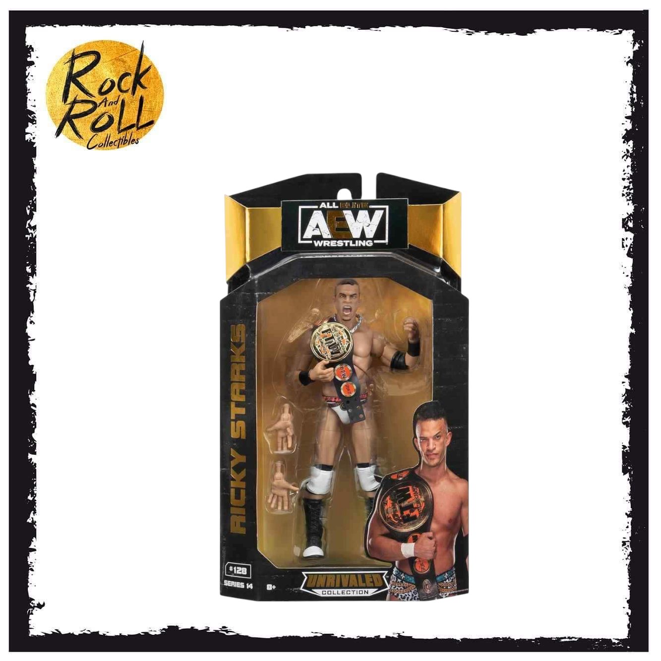 AEW Unrivaled Collection Series 14 #128 Ricky Starks US Import