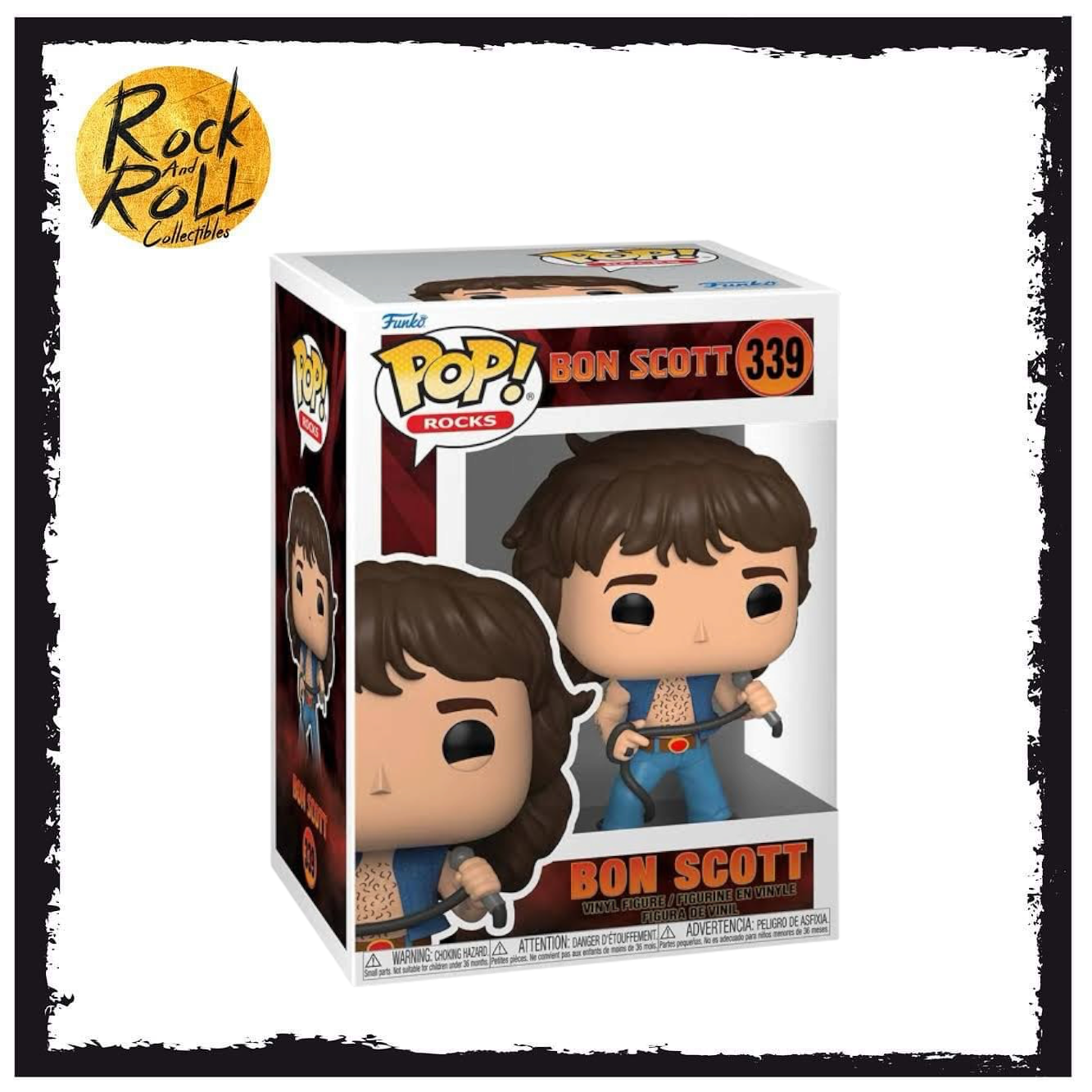 Bon Scott Funko Pop! Rocks #339