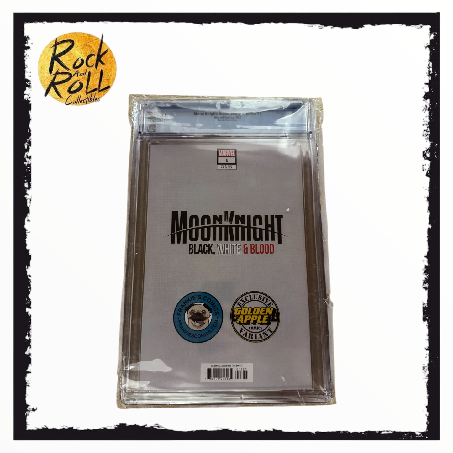 Marvel Comics 7/22 Moon Knight: Black, White & Blood #1 Barends Variant Cover CGC 9.8