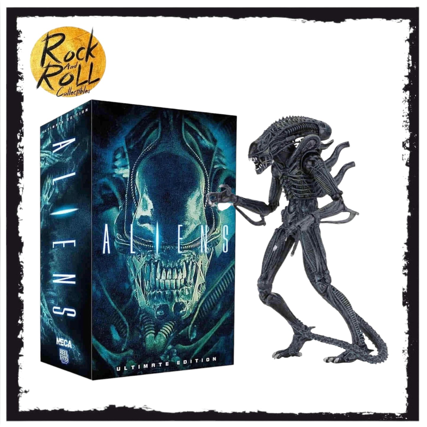 NECA Aliens 1986 Blue Xenomorph Warrior Ultimate Action Figure