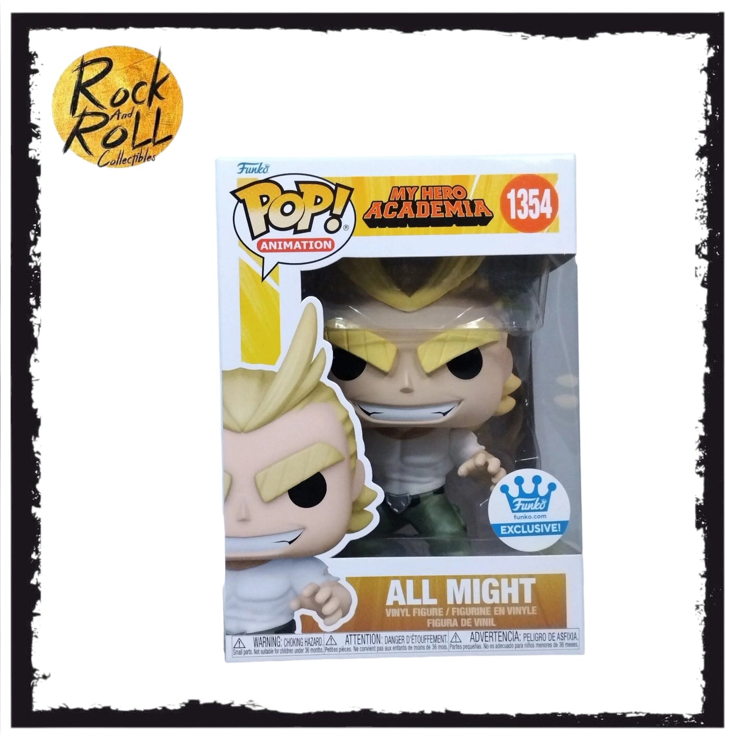 Funko Pop! Anime MHA My Hero Academia All Might - Funko Exclusive #1354