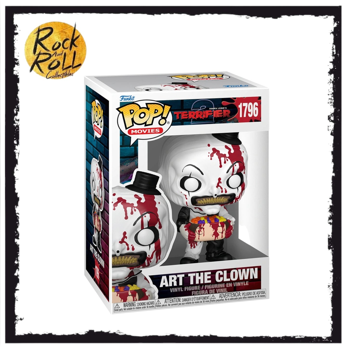 Terrifier 2 - Art The Clown (w/Head) Funko Pop! #1796