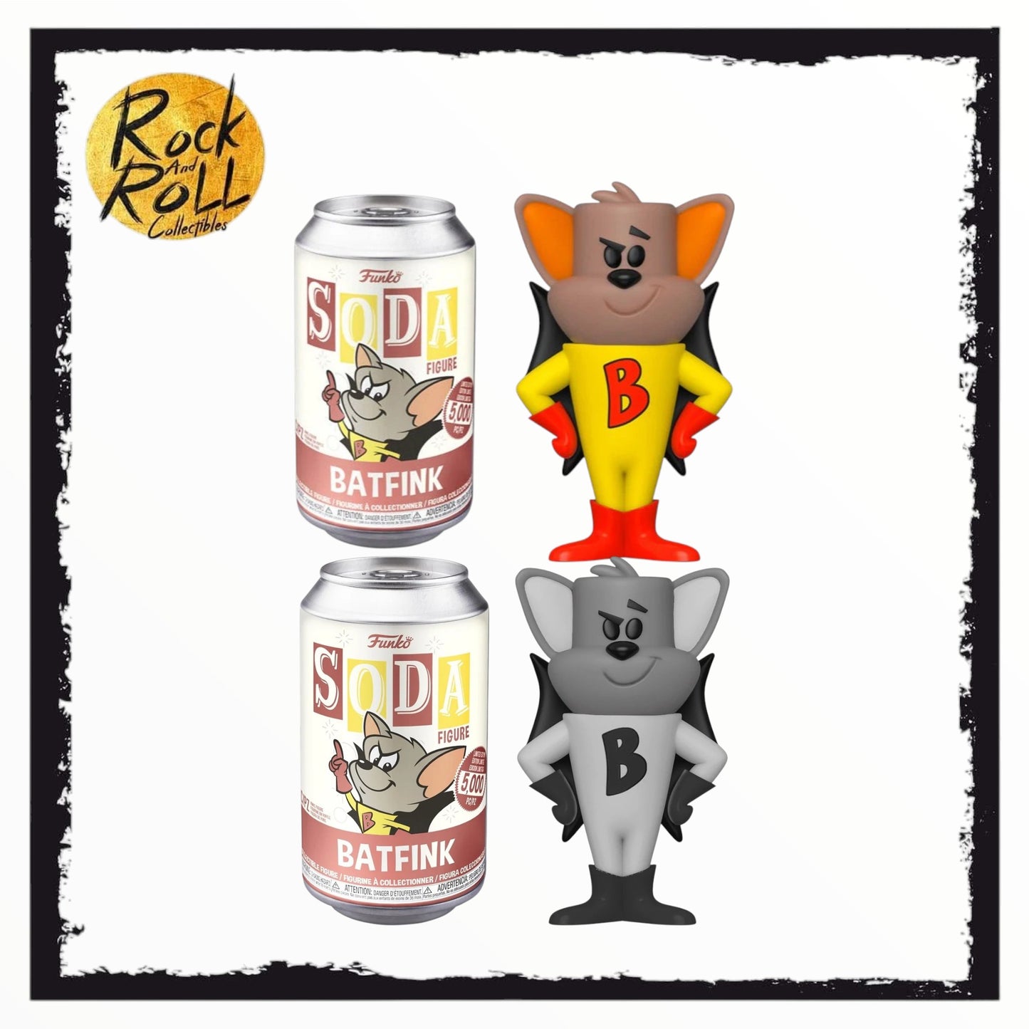 Funko Pop! Soda Set - Batfink Common & Chase Set 5000pcs *Open*