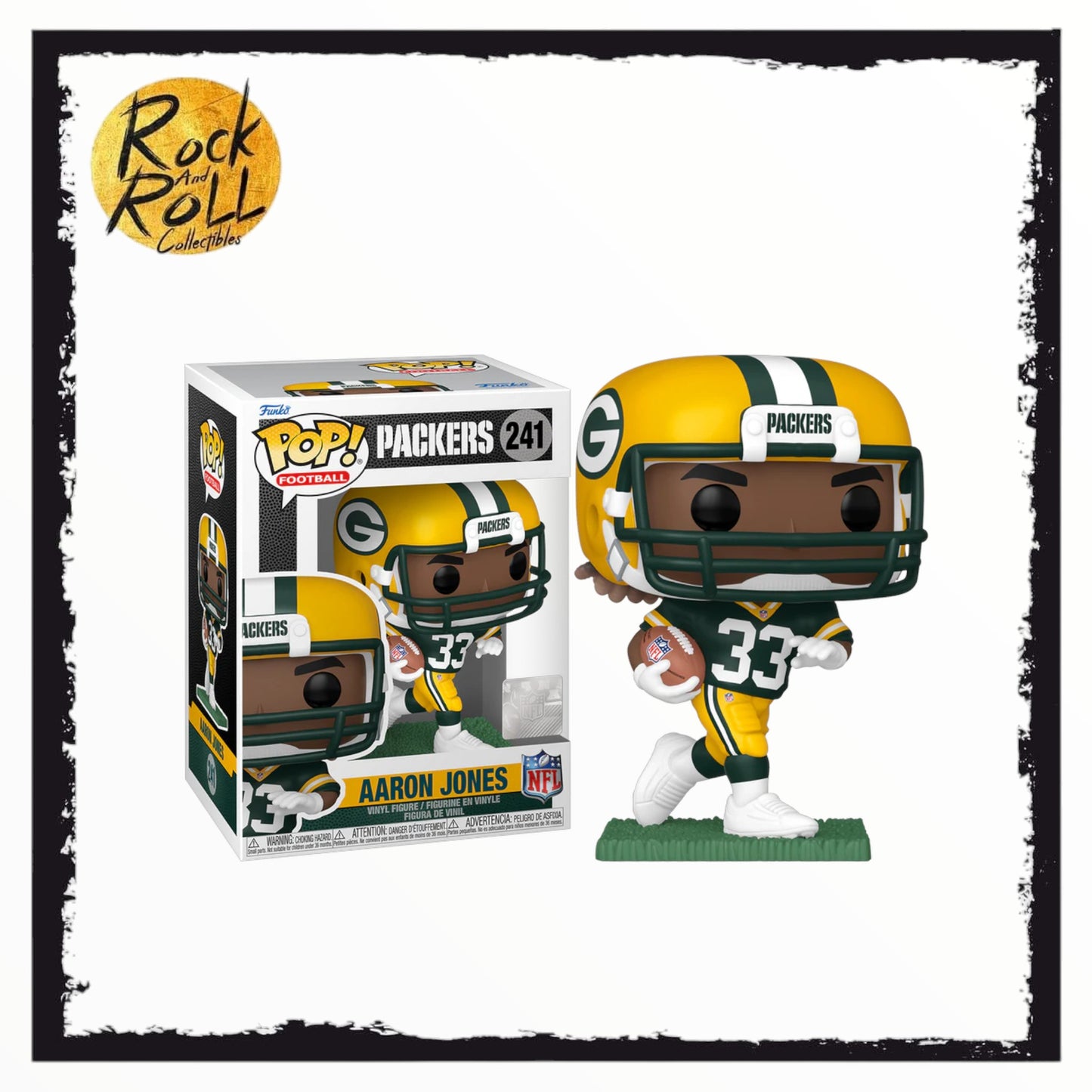 NFL Green Bay Packers Funko Pop! #241 - Aaron Jones