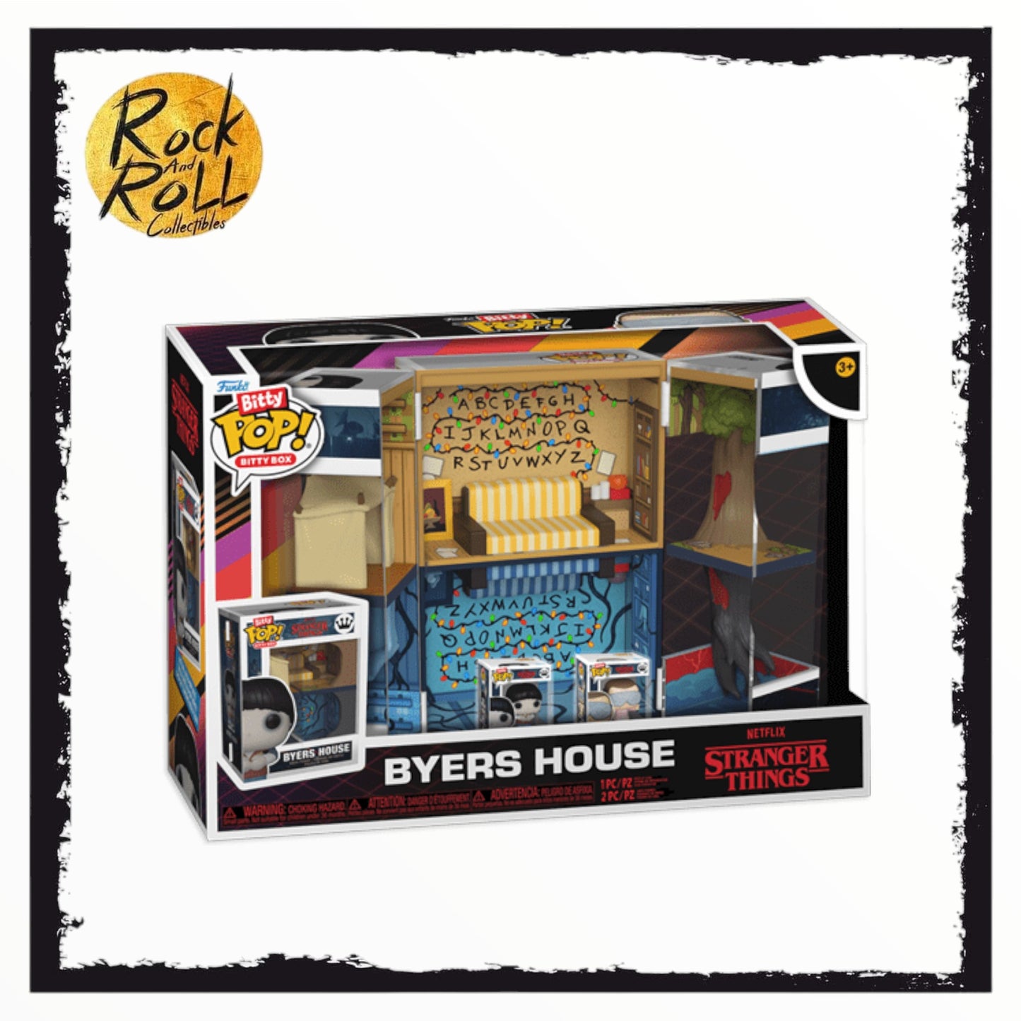 Funko Pop! Bitty Box - Stranger Things Byers House w/Upside Down Will & Eleven with Goggles Bitty Pops