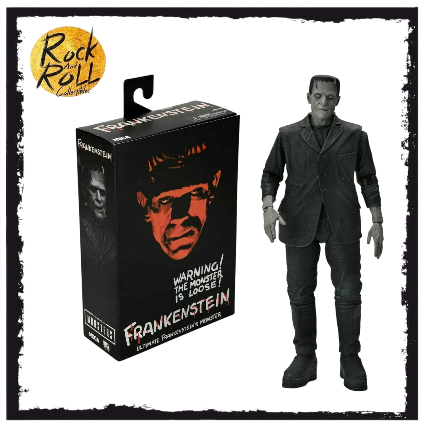 NECA - Universal Monsters Ultimate Frankenstein’s Monster (B&W) 7″ Action Figure