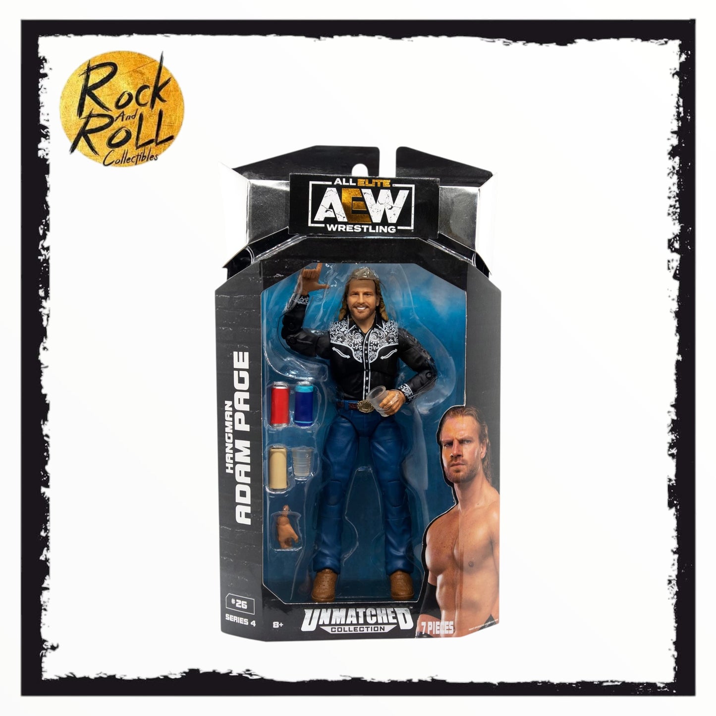 AEW Unmatched Collection Series 4 #26 Hangman Adam Page US Import