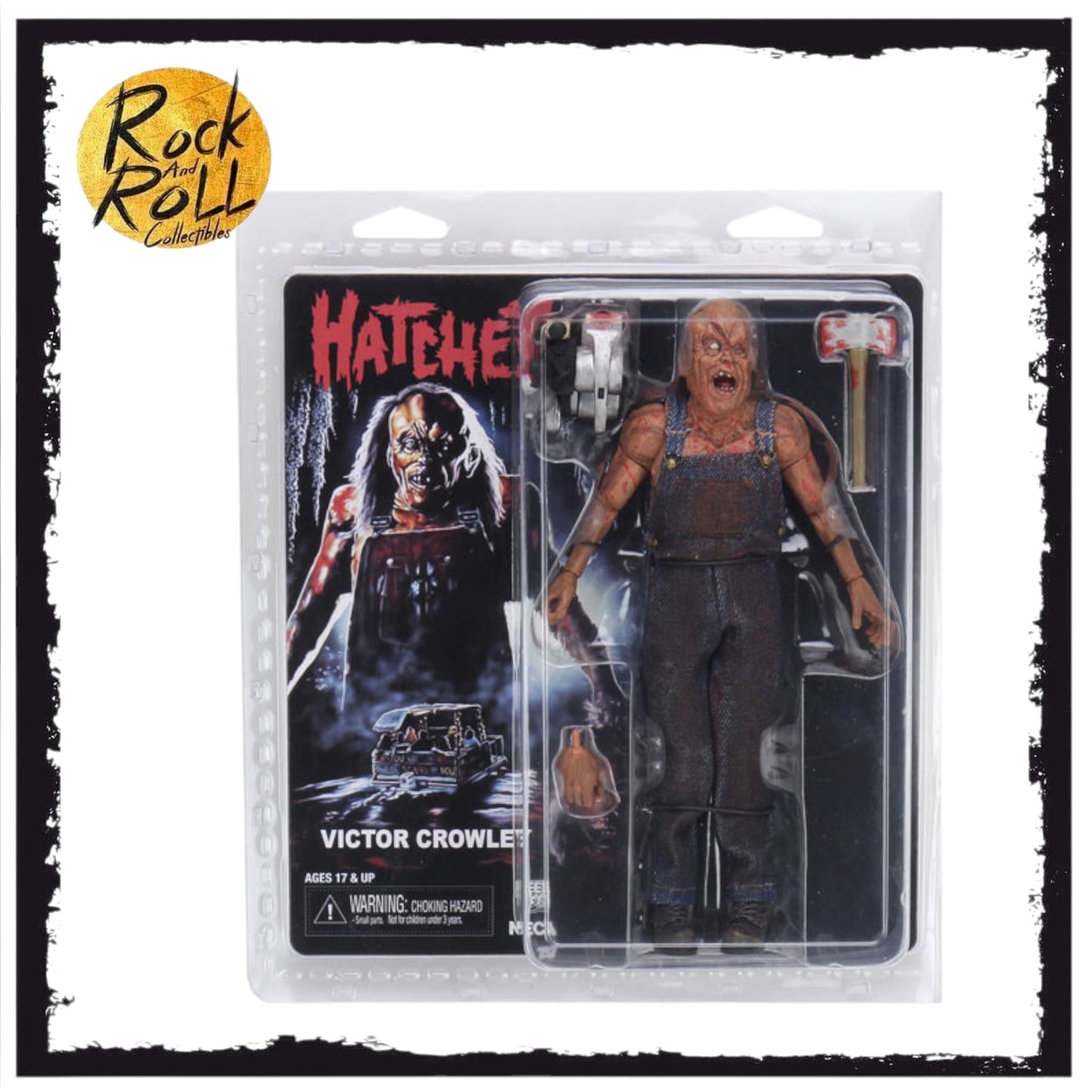 NECA - Hatchet Victor Crowley 8 Inch Clothed Action Figure