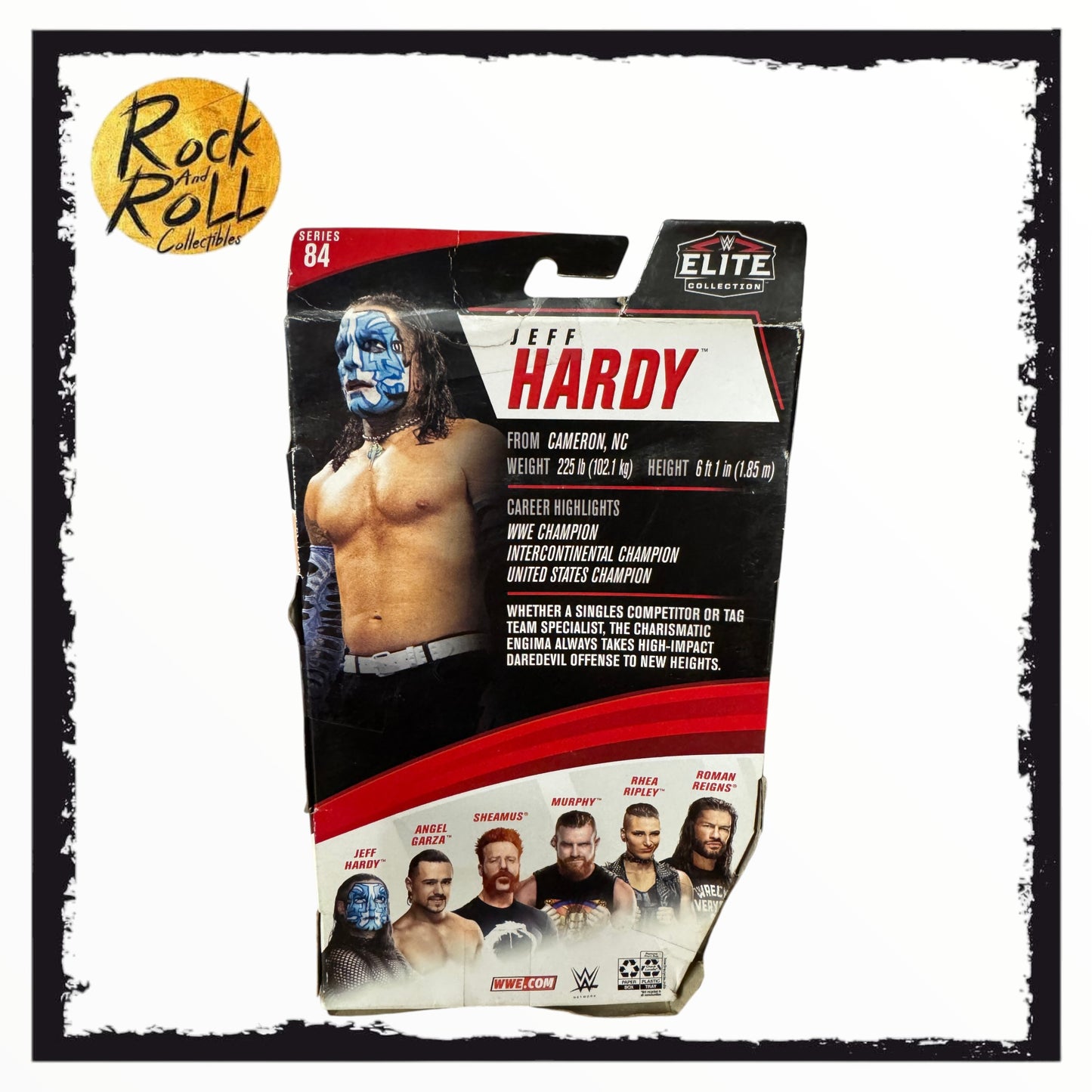 Heavy Box Damage - WWE Elite Collection Series 84 Jeff Hardy (Chase Variant) US Import