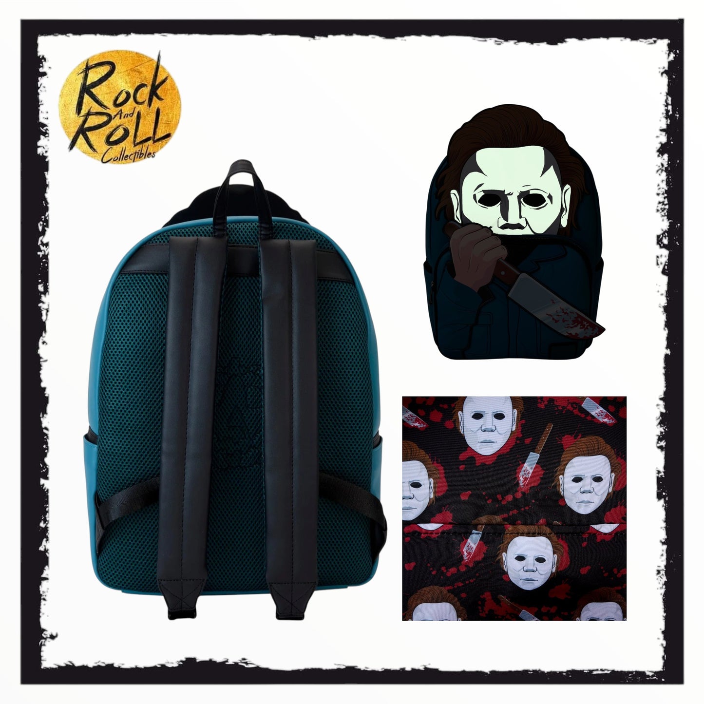 Loungefly x Halloween Michael Myers GITD Full-Size Cosplay Backpack