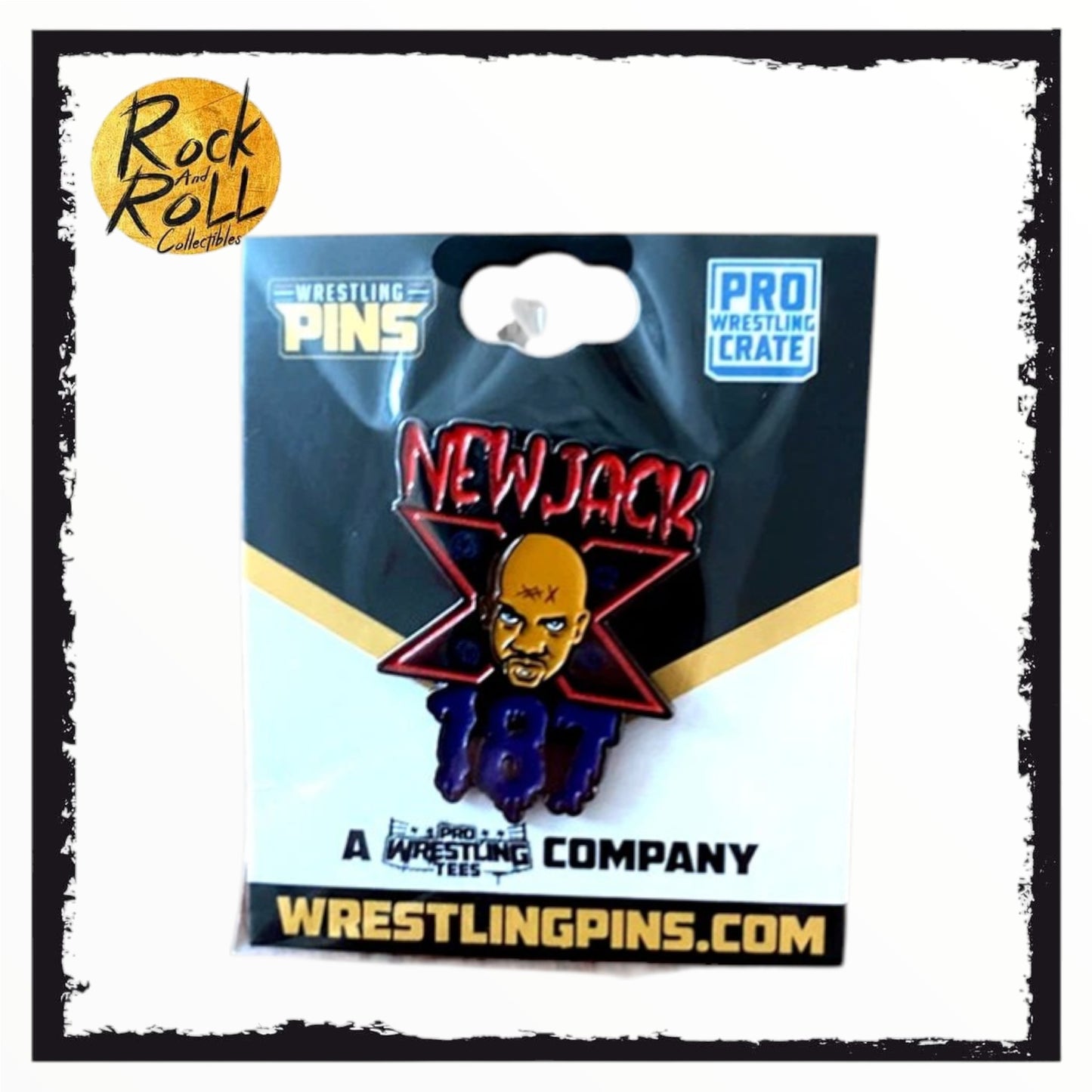 Pro Wrestling Crate - New Jack 187 Enamel Pin