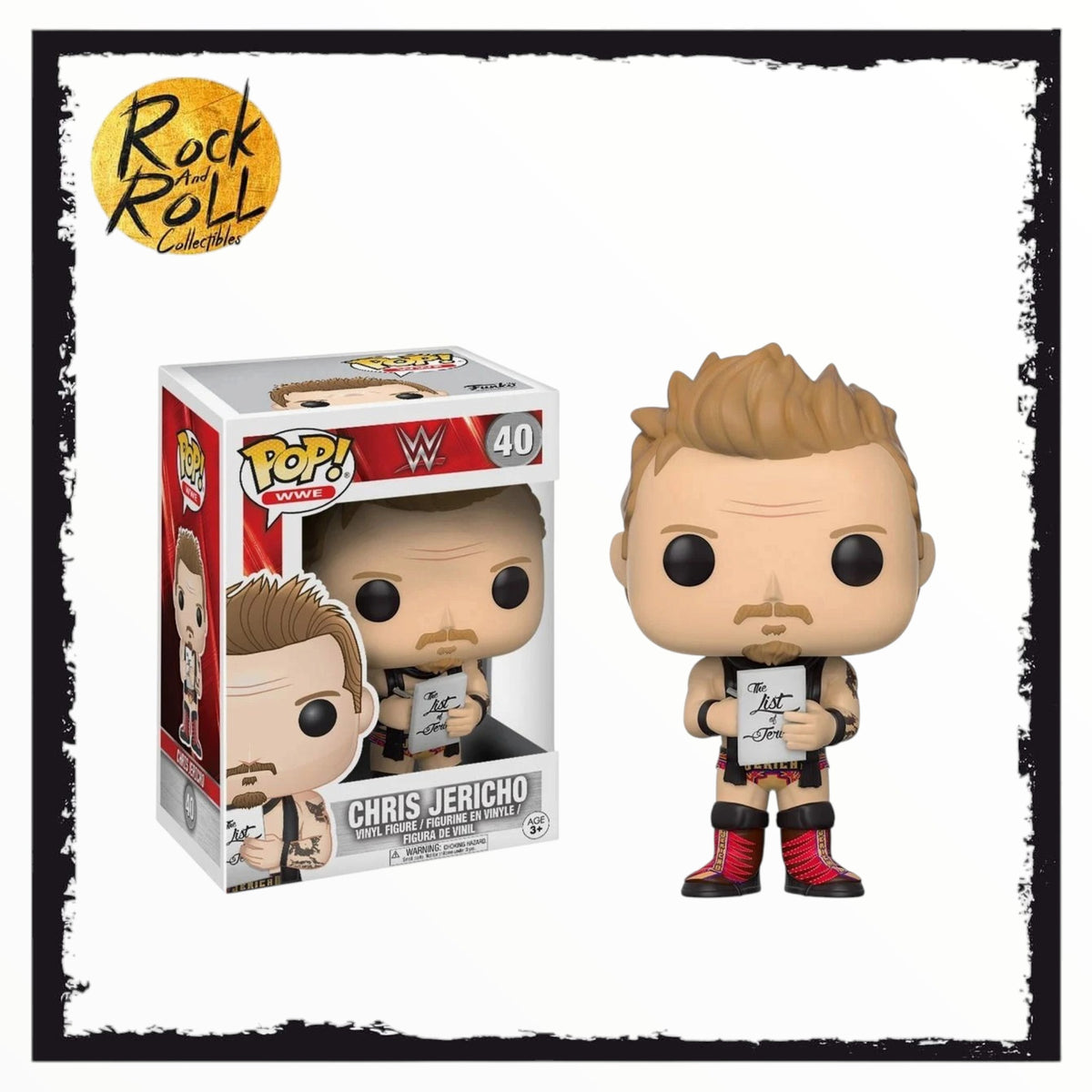 WWE Chris Jericho Funko Pop! #40 (Red Boots)