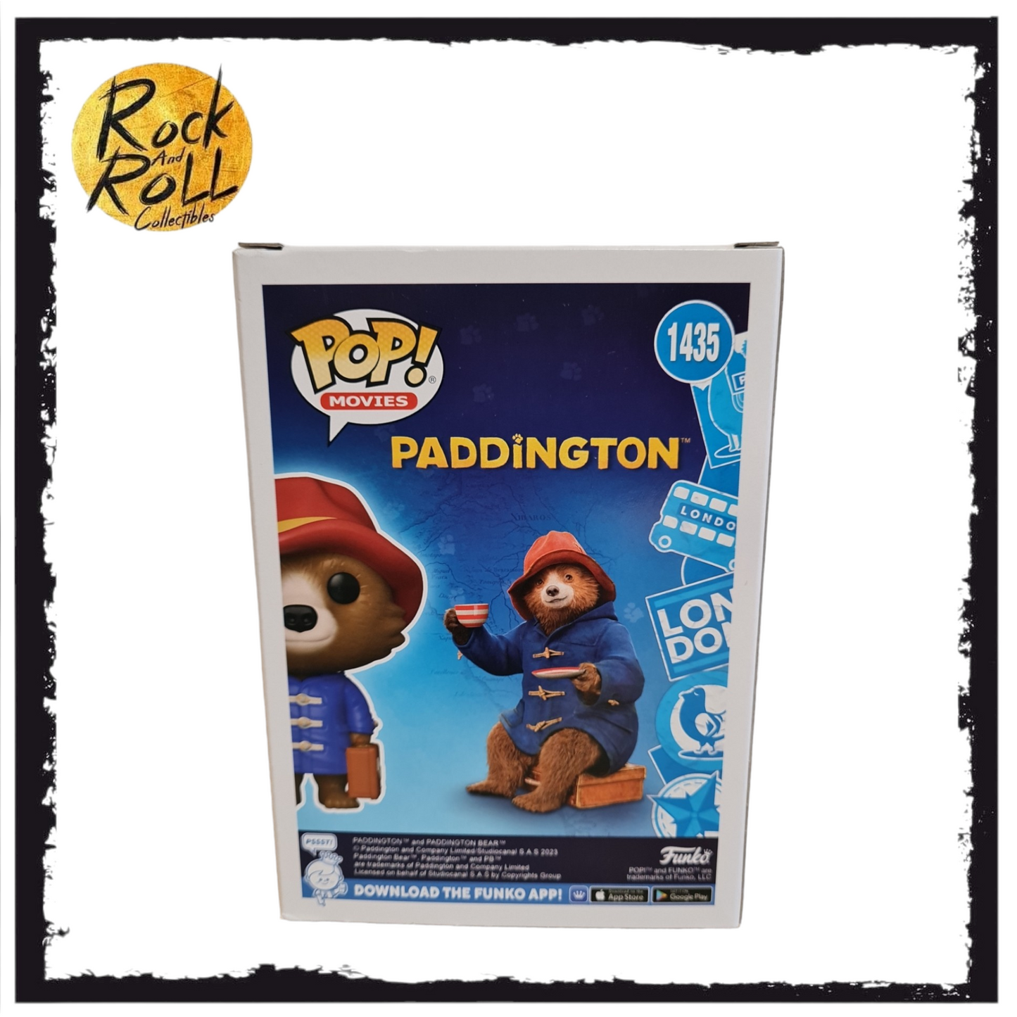 Paddington - Paddington w/Suitcase Flocked Funko Pop! #1435 Amazon Exclusive
