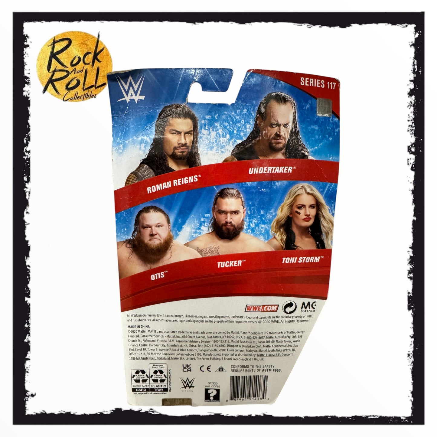 Not Mint Packaging - WWE Basic Series 117 Roman Reigns US Import