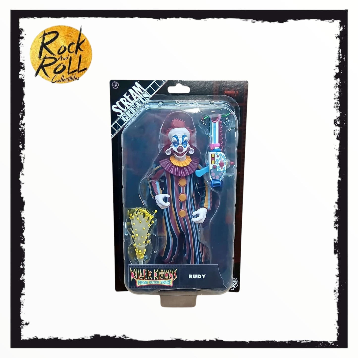 Trick or Treat Studios' Scream Greats Killer Klowns from Outer Space – Rudy 8" Action Figure