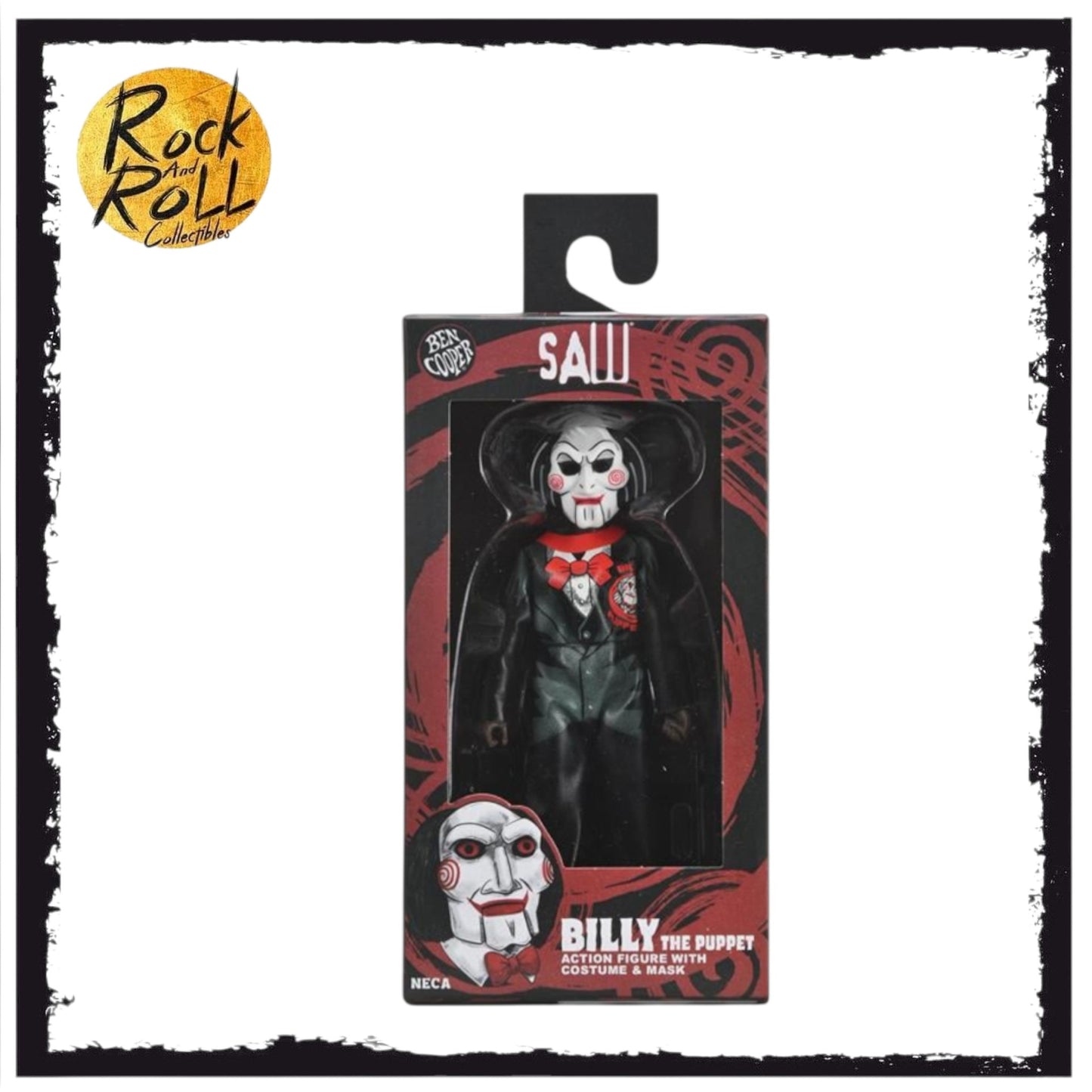Ben Cooper x Saw Billy The Puppet Clothed Action Figure 6”