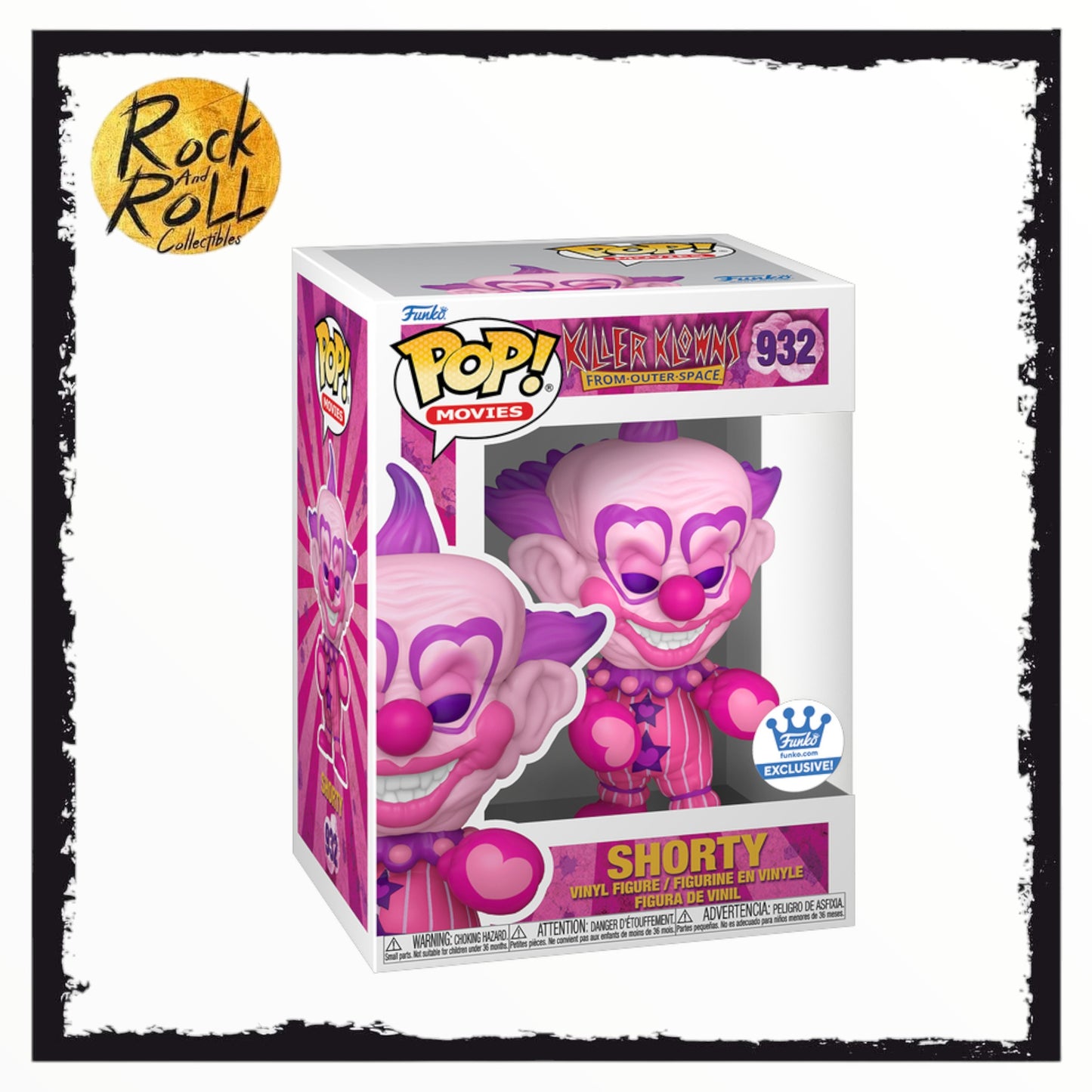 Killer Klowns From Outer-Space - Shorty (Valentine) Funko Pop! #932 Funko Exclusive