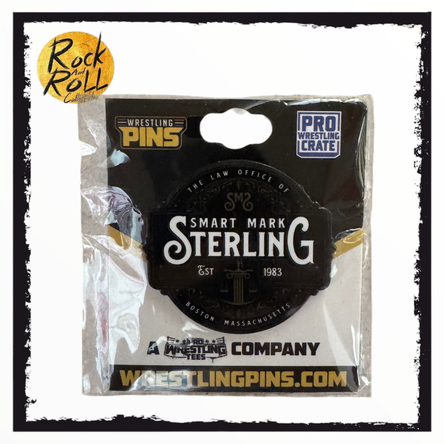 Pro Wrestling Crate - Smart Mark Sterling Enamel Pin
