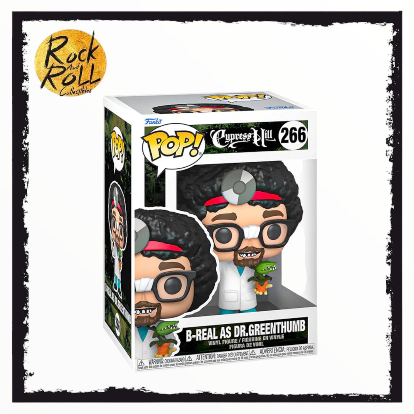 Cypress Hill - B-Real as Dr. Greenthumb Funko Pop! Rocks #266
