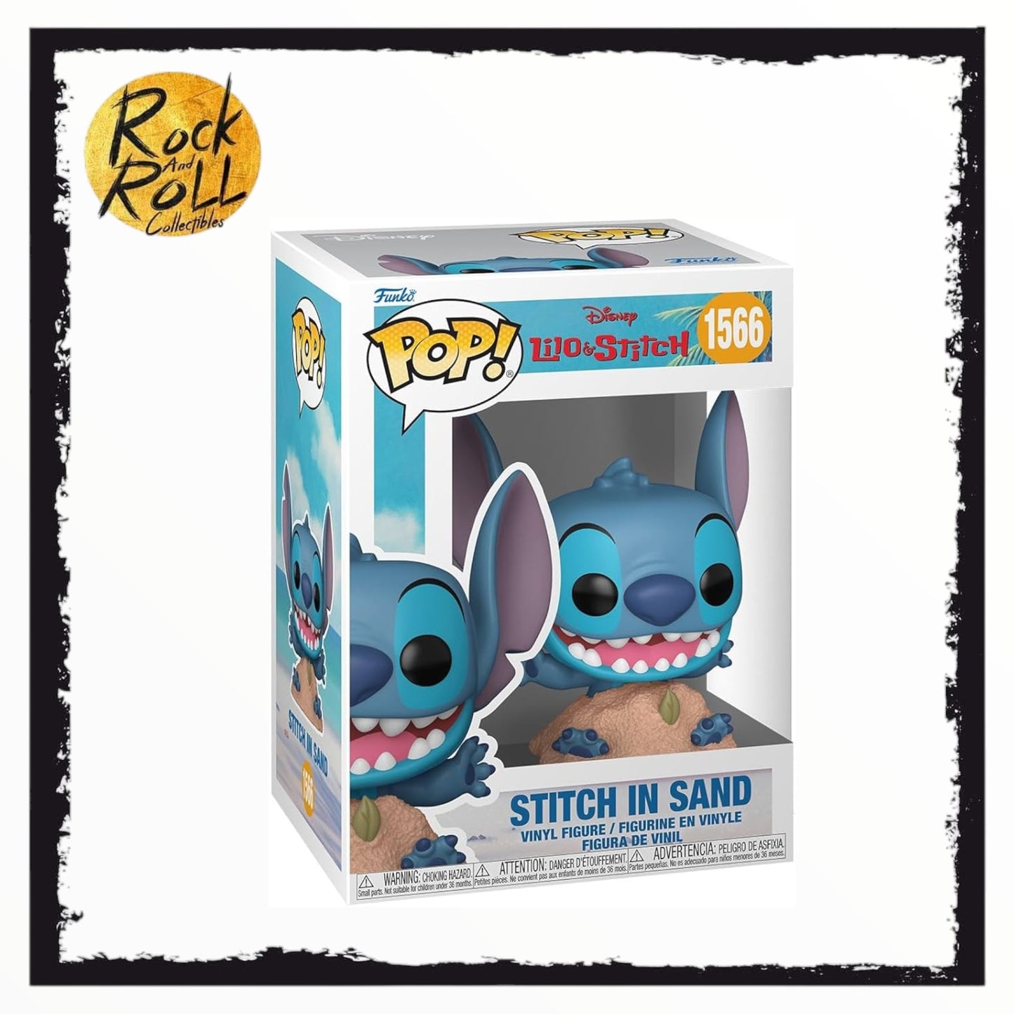Stitch in Sand - Disney Lilo & Stitch Funko Pop! #1566