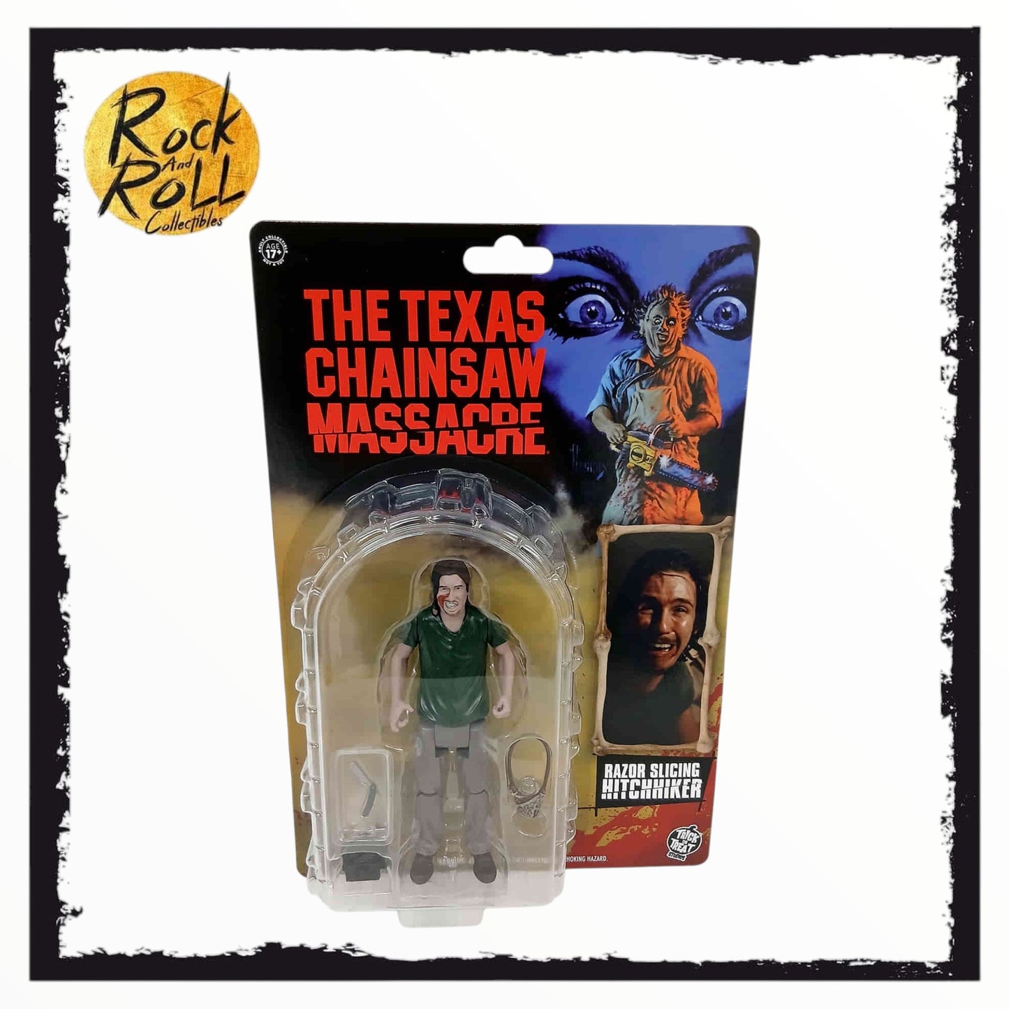 Trick or Treat Studios - Texas Chainsaw Massacre Razor Slicing Hitchhiker 5" Action Figure