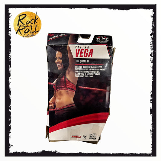 Box Damage - WWE Elite Collection Series 84 RAW Collectors Edition Zelina Vega US Import