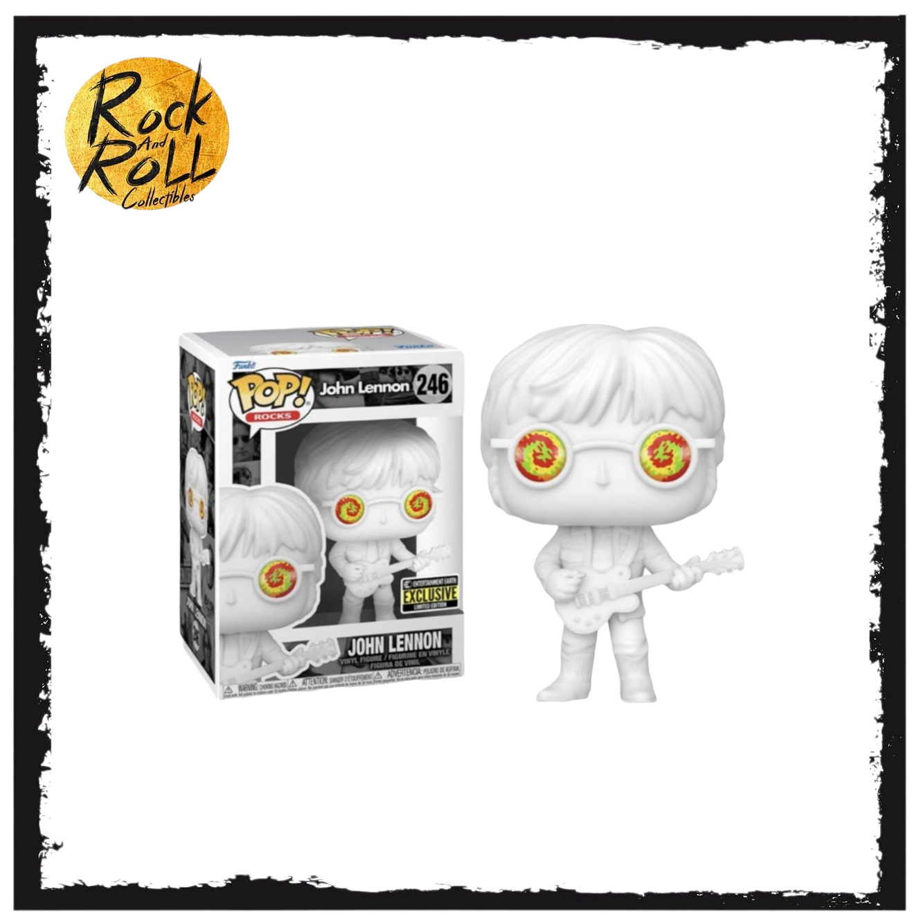 Funko Pop! Rocks John Lennon #246 Entertainment Earth Exclsuive