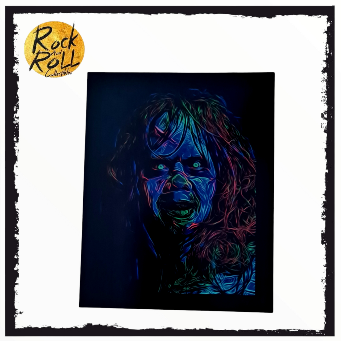 The Exorcist Regan Neon Art Print
