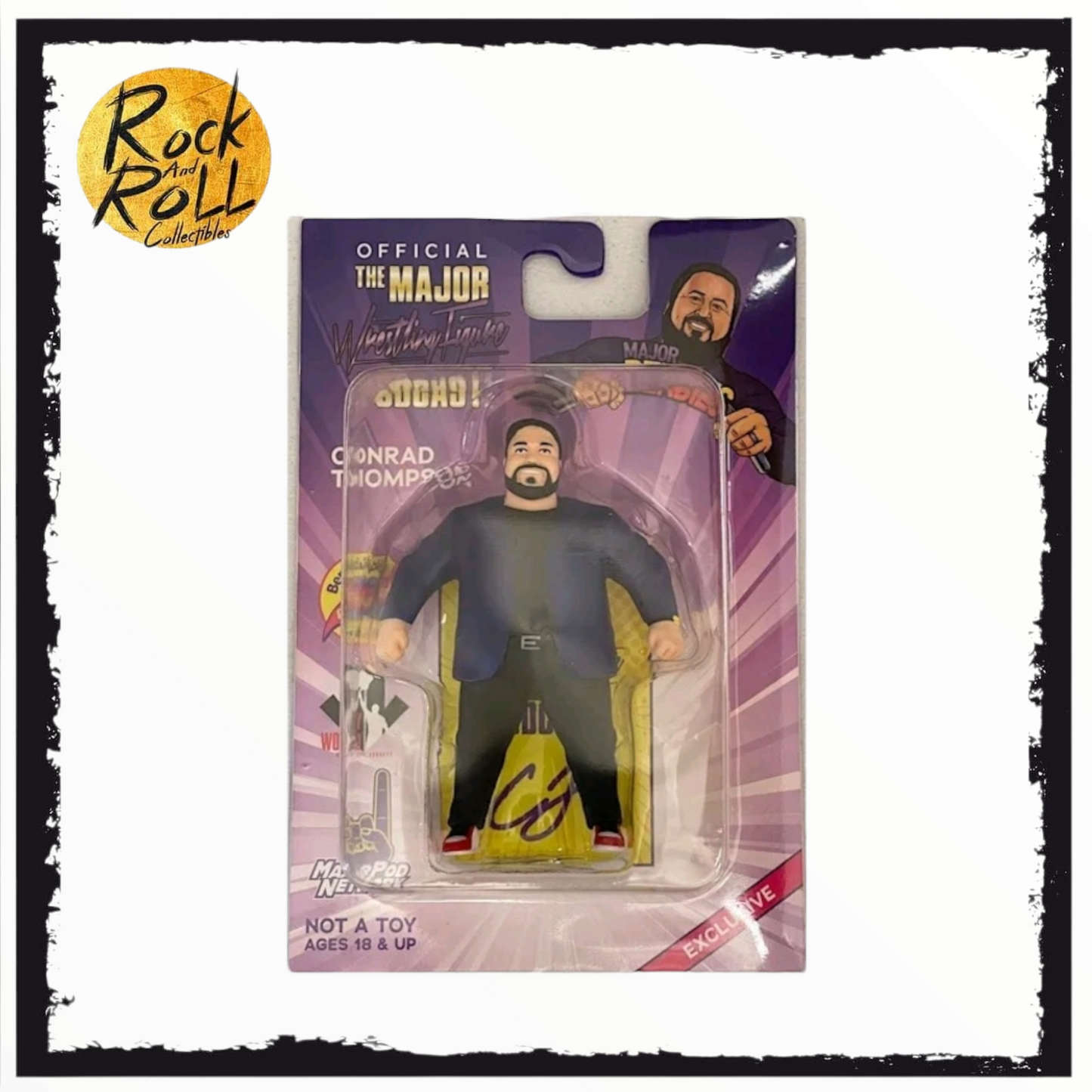 Major Wrestling Figure Podcast MWFP Bendies Conrad Thompson Figure