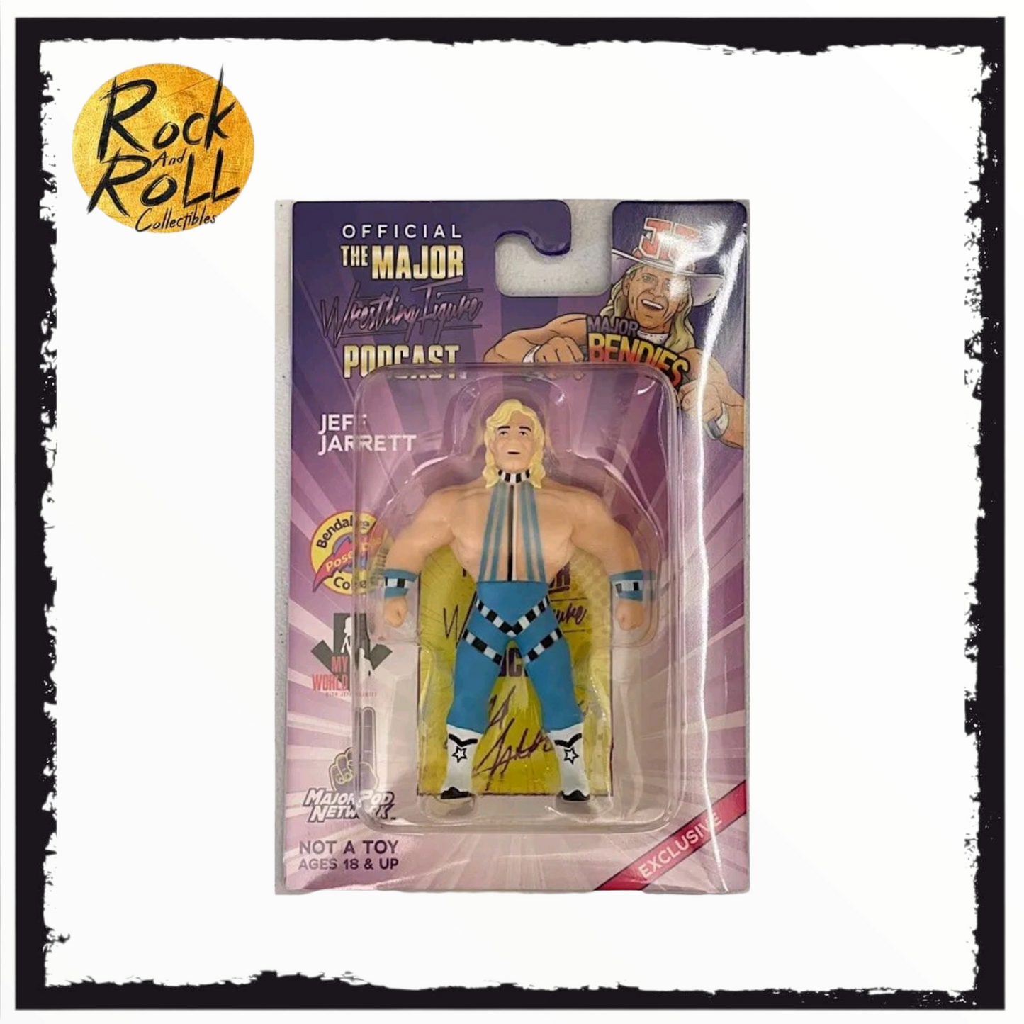 Major Wrestling Figure Podcast MWFP Bendies Jeff Jarrett 1996