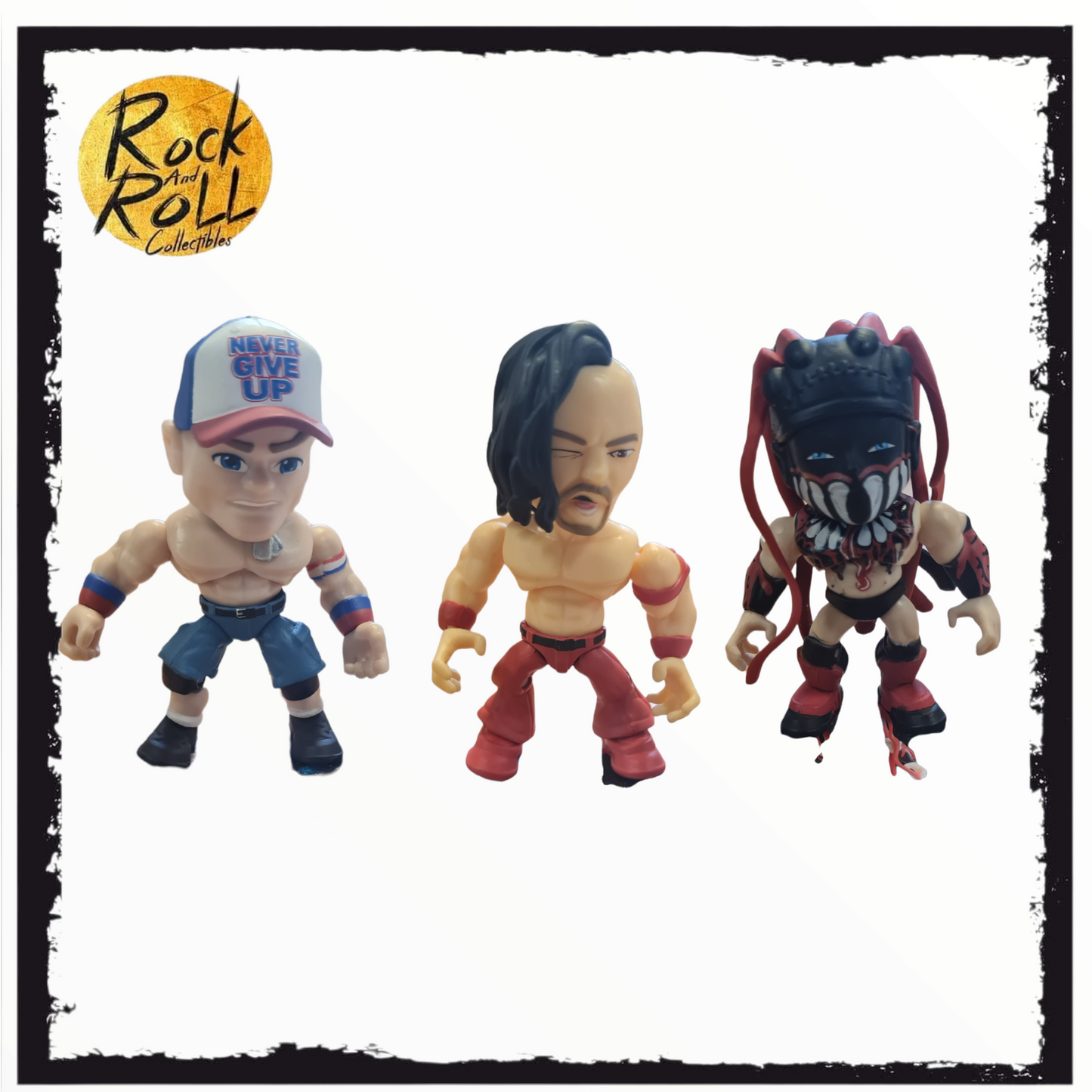 WWE Loyal Subjects Loose John Cena, Shinsuke Nakamura & Finn Balor w/Accessories