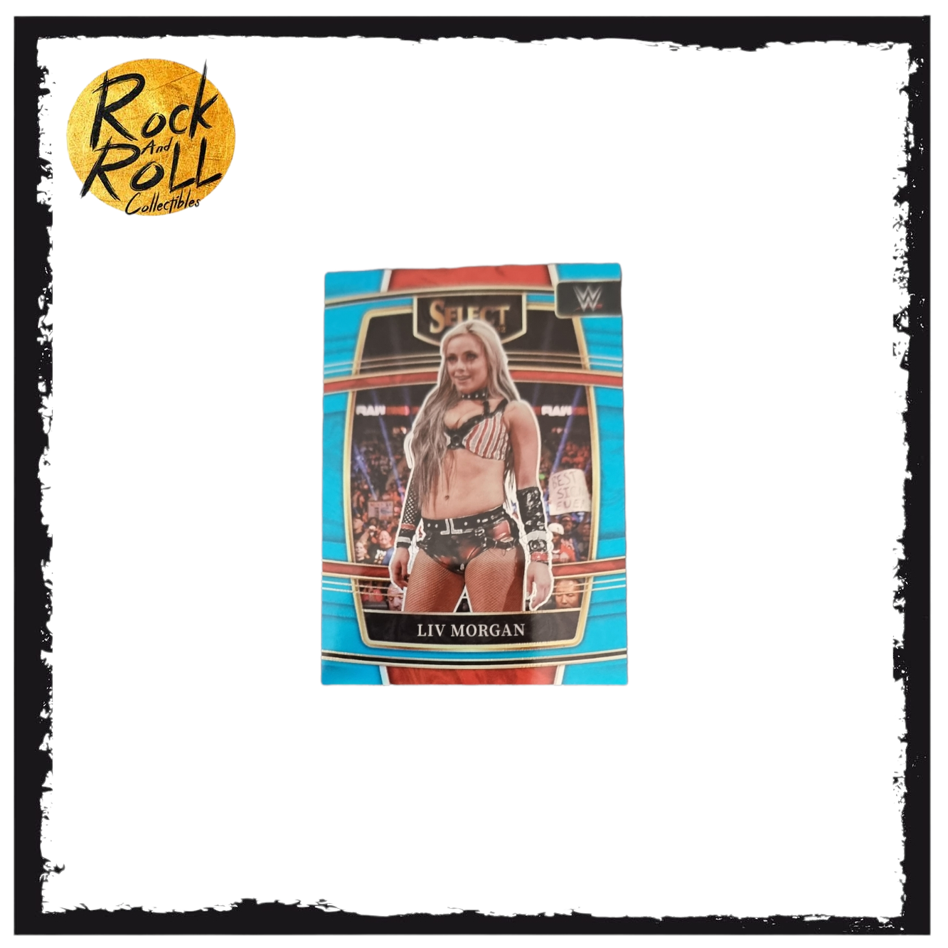 2022 Select WWE 44 ~ LIV MORGAN Prizm Light Blue 76/299
