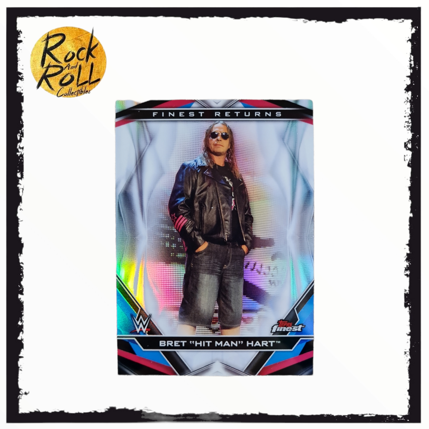 WWE Topps Finest Returns Bret "The Hitman" Hart R-1