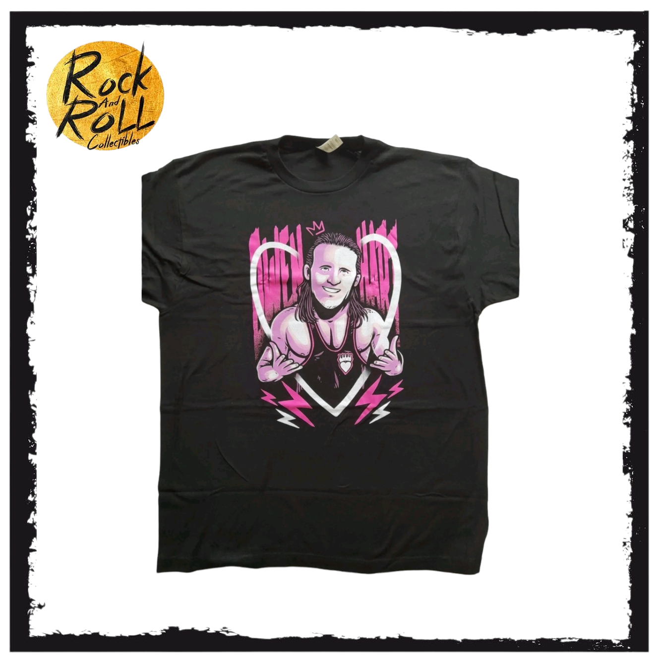 Owen Hart 'King Of Harts' Pro Wrestling Crate Exclusive T-shirt – rock and  roll collectibles