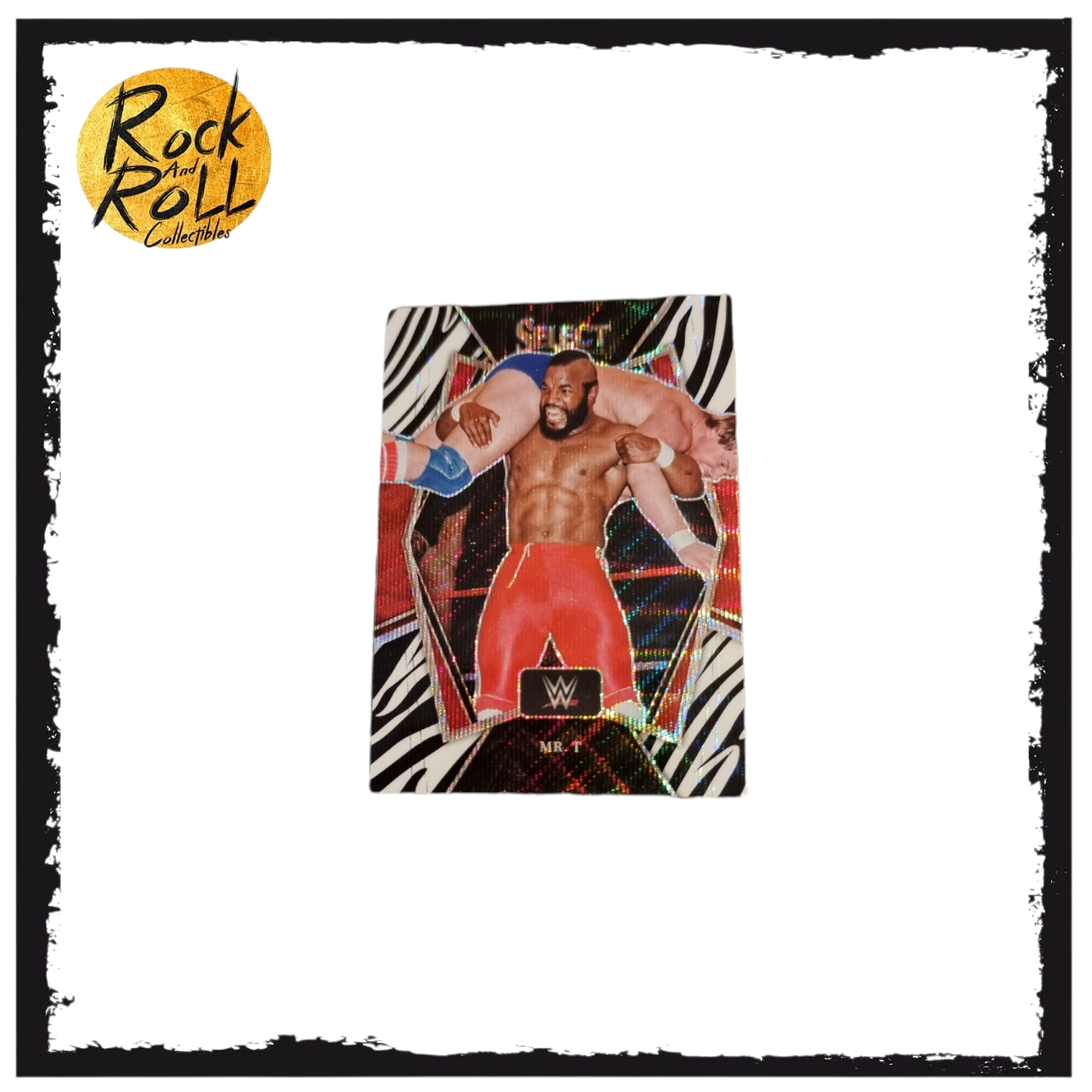 2022 Mr T Select Panini Premier Level Rare Zebra Trading Card #196
