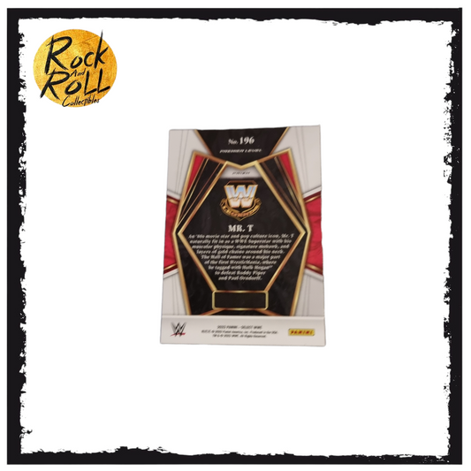 2022 Mr T Select Panini Premier Level Rare Zebra Trading Card #196