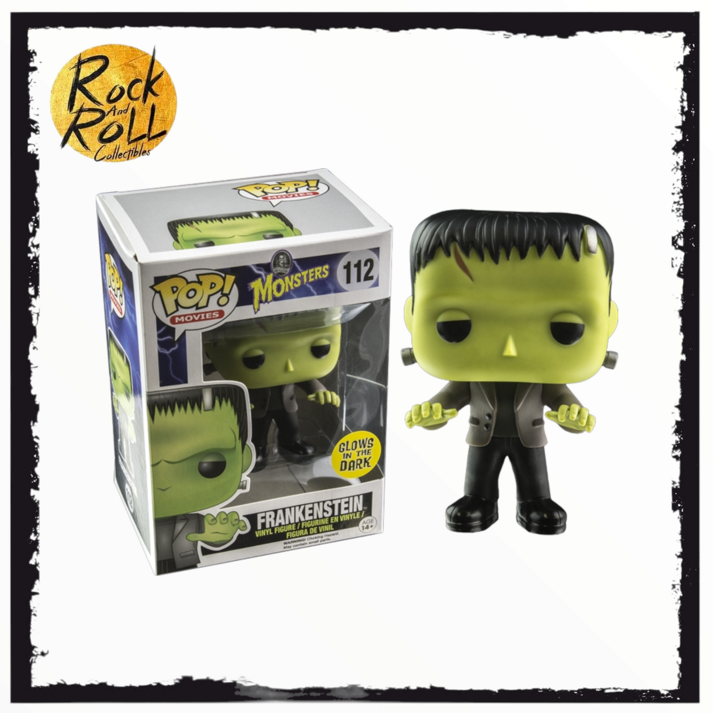 Monsters Funko Pop Frankenstien Glow In The Dark 112
