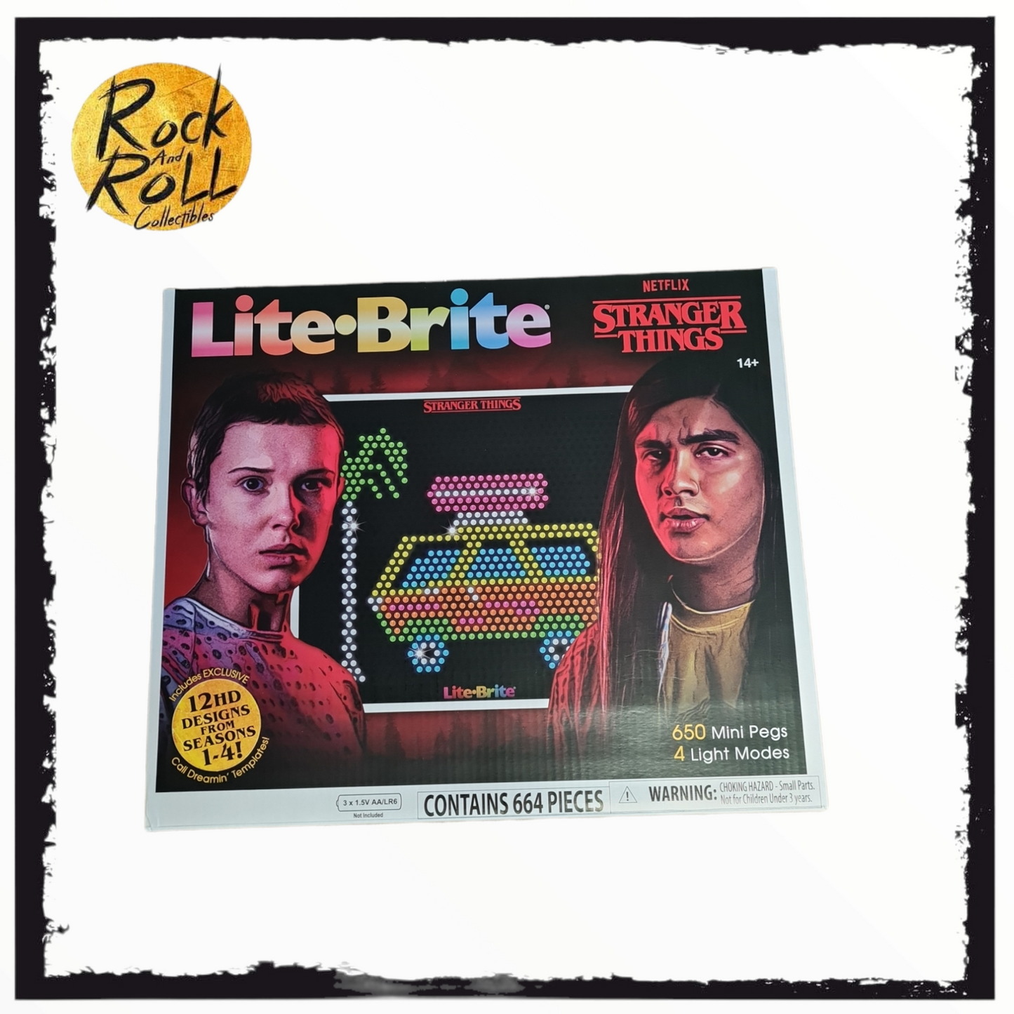 Stranger Things Eleven & Argyle Lite-Brite