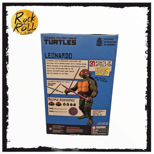 Teenage Mutant Ninja Turtles BST AXN Comic Book + Action Figure - Leonardo