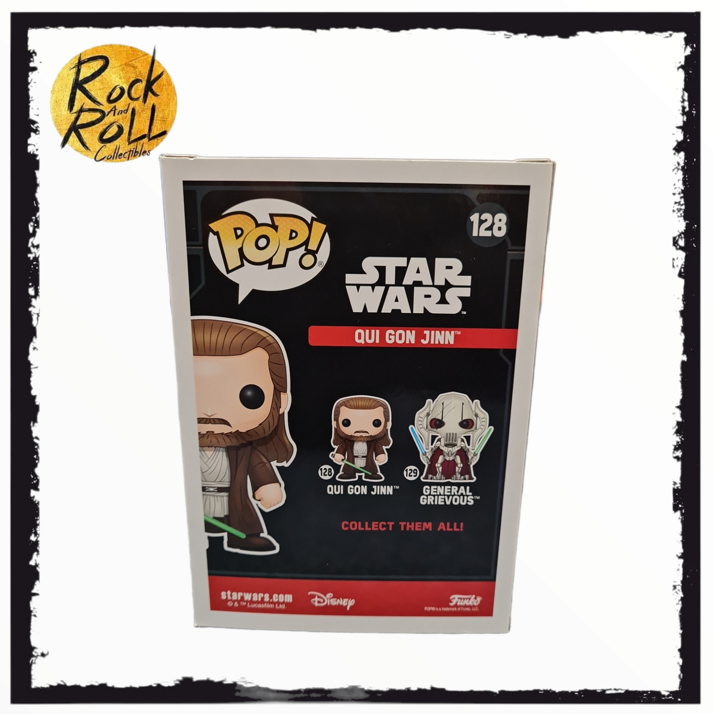 Star Wars - Qui Gon Jinn 2016 New York Comic Con Funko Pop #128 2000pcs Condition 8/10
