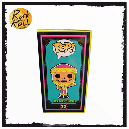 The Nightmare Before Christmas - Santa Jack Skellington Blacklight Funko Pop! #72