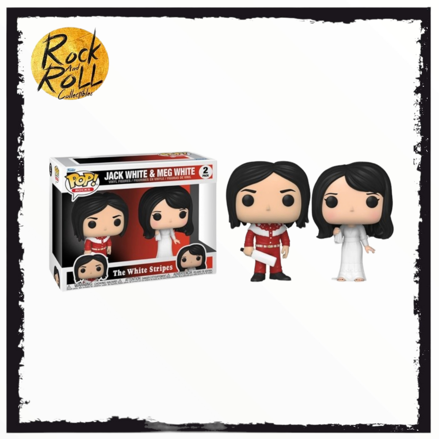 Jack White & Meg White - The White Stripes Funko Pop! 2 Pack