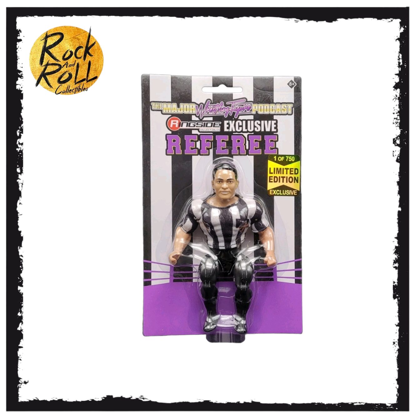Referee 1 of 750 - Major Wrestling Figure Podcast Ringside Exclusive
